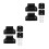 2Ensembles Accessoires Extensions Silicone Noir Bébé Maison 6