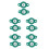 10Pièces Râpe Ciboule Vert Compact Usage Polyvalent 3
