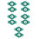 10Pièces Râpe Ciboule Vert Compact Usage Polyvalent 7