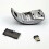 Arc 2.4G Wireless Folding Mouse Cordless Mice USB Foldable Receivers Games Computer Laptop Accessory Black 3