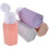 8Pcs Plastic Pump Bottles Refillable Liquid Dispensers Assorted Colors 3