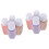 8Pcs Plastic Pump Bottles Refillable Liquid Dispensers Assorted Colors 6