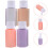 8Pcs Plastic Pump Bottles Refillable Liquid Dispensers Assorted Colors 11