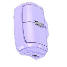 Draadloze Muis - Compacte Ringmuis met Dual-Mode 2,4G+BT-Muizen, Compatibel met Meerdere Systemen, Horizontaal en Verticaal