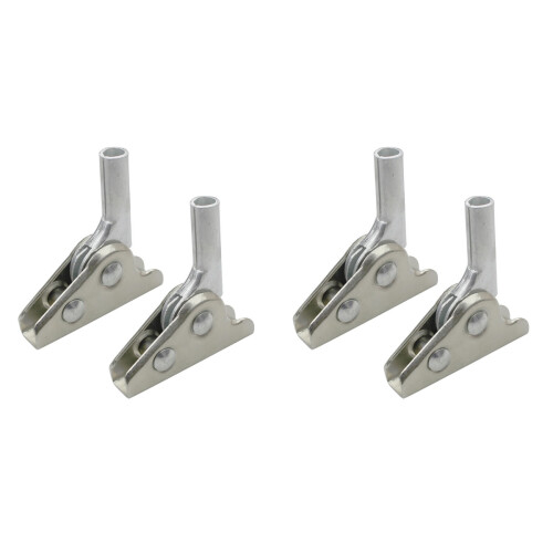 4Pcs Steel Sofa Folding Hinges Self-Locking Joint Hinges for Chairs 2
