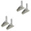 4Pcs Steel Sofa Folding Hinges Self-Locking Joint Hinges for Chairs 4