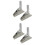 4Pcs Steel Sofa Folding Hinges Self-Locking Joint Hinges for Chairs 6