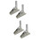 4Pcs Steel Sofa Folding Hinges Self-Locking Joint Hinges for Chairs 8