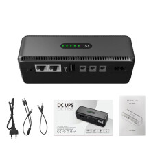 Uninterruptible Power Supply 8800mAh 147x50x50mm Black for Router, CCTV