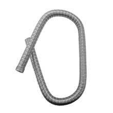 Tubo di Scarico del Silenziatore di Scarico da 24 Mm, Kit Silenziatore per Tubo di Sfiato del Gas