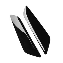 1 Paar Zijvleugel Luchtstroom Intake Cover Trim voor 5 Serie G30 G31 2018-2023 Styling Zijvleugel Decor Kap Helder Zwart