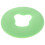 2Pièces Oreiller Salon Silicone Antidérapant Vert Confort 2