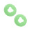 2Pièces Oreiller Salon Silicone Antidérapant Vert Confort 7