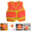8Pcs Mini Doll Construction Safety Vests Orange Fabric DIY Play Set 11