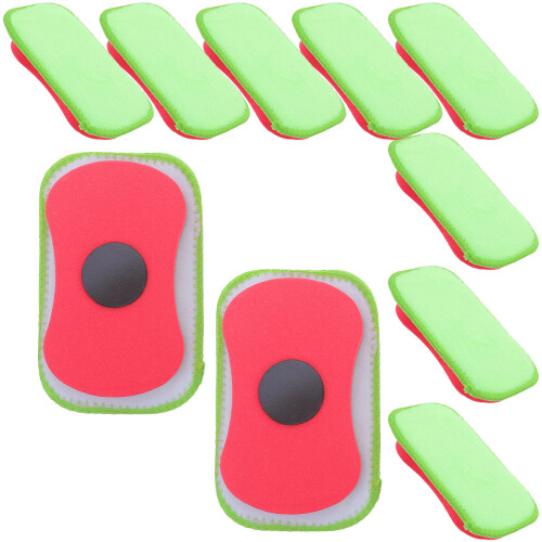 30Pièces Effaceurs Ergonomiques Rouge En Mousse Pour École 1