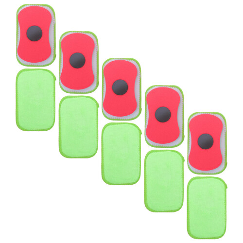 30Pièces Effaceurs Ergonomiques Rouge En Mousse Pour École 2