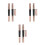 6Pièces Pinceaux Double-Embout Silicone Noir Capuchon 5
