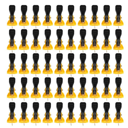 50Pcs Construction Tools Tile Leveler Adjuster Plastic Positioning Artifacts Leveler Locator Spacers for Flooring Wall