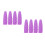 8Pièces Protège-Pointe Crayon Silicone Violet, Décor Sensoriel 8