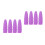 8Pièces Protège-Pointe Crayon Silicone Violet, Décor Sensoriel 9
