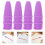 8Pièces Protège-Pointe Crayon Silicone Violet, Décor Sensoriel 10