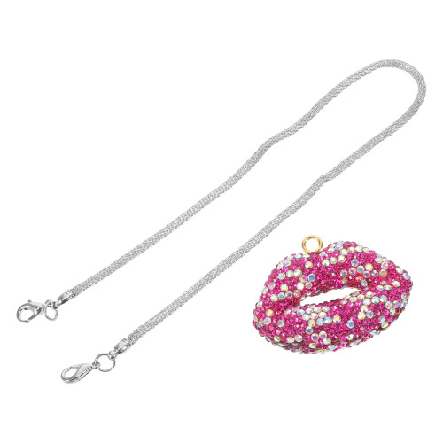2Pièces Accessoires Rétroviseur Strass Résistants Multicolores 1