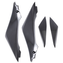 CaréNage de Couverture LatéRale de RéServoir de Gaz de Moto de Couleur de Fibre de Carbone pour  GSX-R GSXR 1000 2005-2006 K5 K6