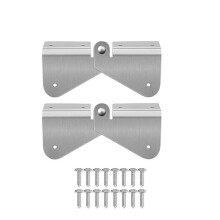 2PCS Gutter Extension Hinge Also Includes Screws Easy DIY Installation Any Size Rectangle or Square Downspout