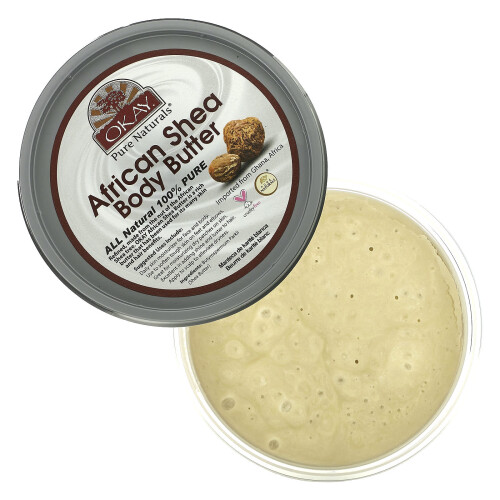 Body Butter African, Smooth Alb, 13 oz (368 g) 2