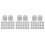 60Pcs Durable Silicone Shock Absorption Pads for Hard Drive Stability 4