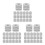 60Pcs Durable Silicone Shock Absorption Pads for Hard Drive Stability 6