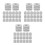 60Pcs Durable Silicone Shock Absorption Pads for Hard Drive Stability 8