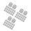 60Pcs Durable Silicone Shock Absorption Pads for Hard Drive Stability 9
