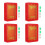 4Sets ABS Fire Extinguisher Cabinets Wall Mounted Storage 5