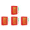 4Sets ABS Fire Extinguisher Cabinets Wall Mounted Storage 7
