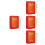 4Sets ABS Fire Extinguisher Cabinets Wall Mounted Storage 8