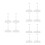 12Pcs Plastic Doll Display Stands Action Figure Holder Stable Base 6