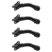 4X 11127584128 Tuyau D'échappement D'Air pour X3 F25 X4 F26 X5 E70 X6 E71 F12 F13 Tuyau de Ventilation de Carter