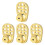 20Ensembles Renforts Boucles D'oreilles Dorés Antichute Silicone 2