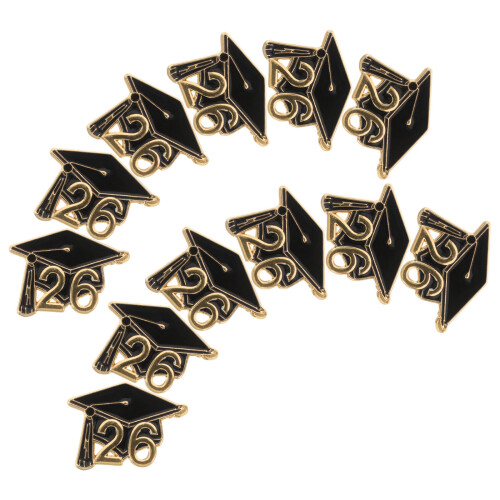 30Pièces Épingles Graduation Broche Chapeau Bachelor Multi Usage 2