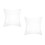 2Pcs Foldable Transparent Inflatable Travel Pillows Lightweight PVC 6