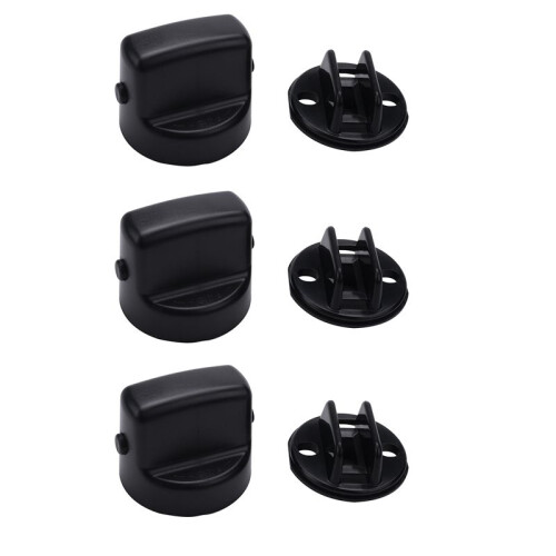 3X Ignition Start  Knob Cap & Insert for  Keyless Lancer Outlander 4408A167 4408A031