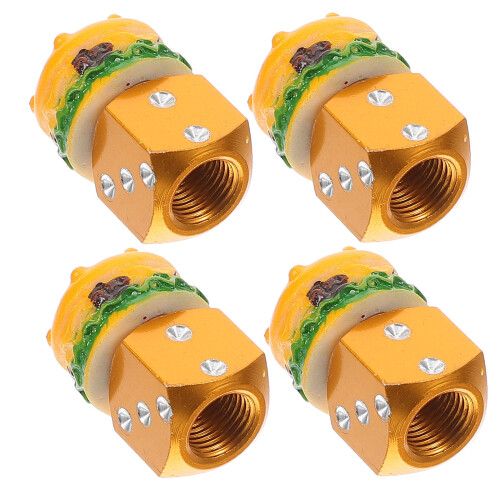 20Pièces Caps Valve Métal Multicolores Installation Facile 1