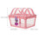 2Pièces Plastique Rose Boîte Sécurisée 2