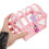 2Pièces Plastique Rose Boîte Sécurisée 4