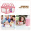 2Pièces Plastique Rose Boîte Sécurisée 9