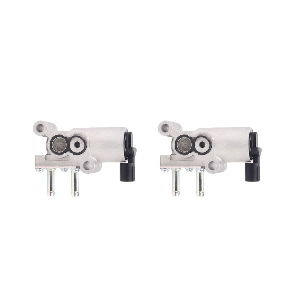 2X Idle Motor Idle Speed Air Control Valve For: 1992-1995 1.5L 36450-P08-004 36450P08004 Silver/Black 6032221294818