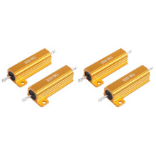 4 Pcs Electronic Aluminium Shell Resistors 5% 8 Ohm 50W