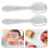 400Pièces Petites Cuillères Claires Pour Glace Pudding 9