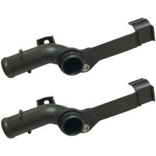 2X Schwarzer Kunststoff-Wasserrohr-Ölkühler Am Zylinderkopf Passend für C230 W203 M271 Ein 2712001352
